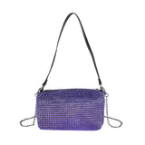 Hot Fix Women's Chain Bag Rhinestone Shoulder Bag