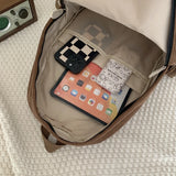 Corduroy College School Backpack Laptop Bag Retro Travel Leisure Book Bag
