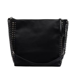 Large Capacity Ladies Shoulder Bag Casual PU Leather Messenger Handbag