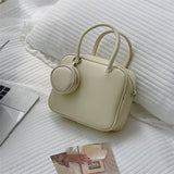 Small PU Leather Crossbody Bag Women Handbag