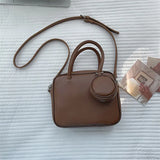 Small PU Leather Crossbody Bag Women Handbag