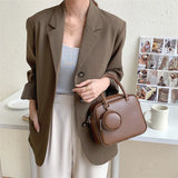 Small PU Leather Crossbody Bag Women Handbag