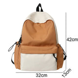 Nylon College Backpack for Men and Women