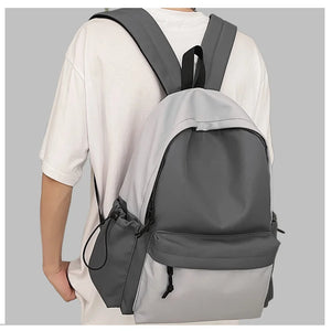 Nylon College Backpack for Men and Women