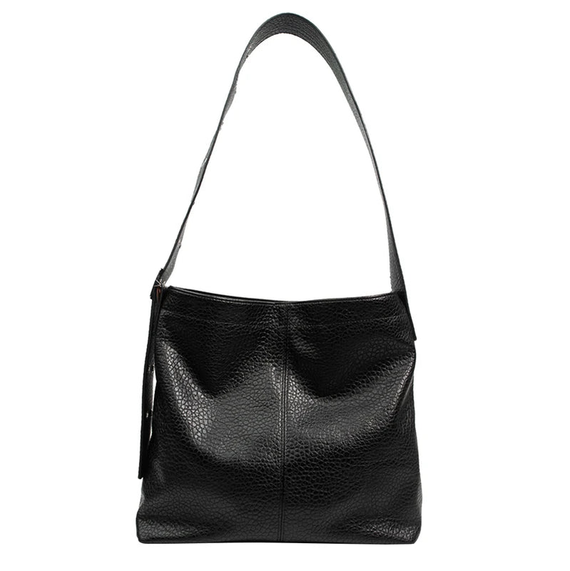 Soft Shoulder Bags Tote Big Pockets PU Leather