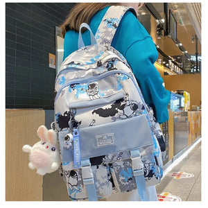 Waterproof Nylon Girls Bagpack for Laptop