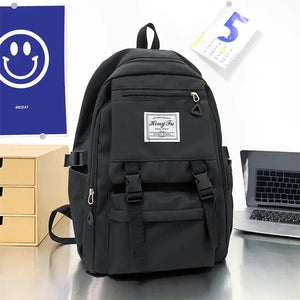Nylon Women Backpack Waterproof Travel Backpacks Large Capacity School Bag