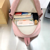 Nylon Women Backpack Waterproof Travel Backpacks Large Capacity School Bag