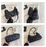 Thick Chain Oxford Cloth Shoulder Bag for Women