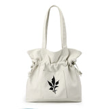 Canvas Shopper Shoulder Bag Women's Folding Grocery Shopping Bags