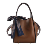 Ribbons Ladies Bucket Bag Crossbody Bags For Women Shoulder Bag