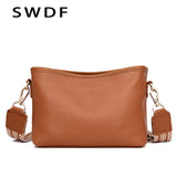 Solid Cow Women Shoulder Crossbody Bag Phone Purses