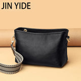 Solid Cow Women Shoulder Crossbody Bag Ladies Phone Bag And Purses Leather Handb