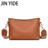Solid Cow Women Shoulder Crossbody Bag Ladies Phone Bag And Purses Leather Handb