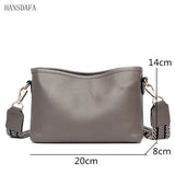 Solid Cow Women Shoulder Crossbody Bag Ladies Phone Bag And Purses