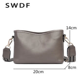 Solid Cow Women Shoulder Crossbody Bag Phone Purses