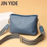 Solid Cow Women Shoulder Crossbody Bag Ladies Phone Bag And Purses Leather Handb