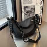 Nylon Bucket Purses and Handbags Canvas Lady Totes