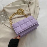 Rhombus Texture Shoulder Bag for Women