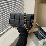 Rhombus Texture Shoulder Bag for Women
