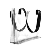 Transparent PVC Clear Bag Women Shoulder Eco Beach Tote Bag
