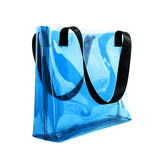 Transparent PVC Clear Bag Women Shoulder Eco Beach Tote Bag