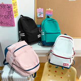 Canvas Schoolbag Women Mochila Teens Girl Bookbag High School Boy Student Rucksa