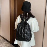 Cotton Lightweight Travel Bags Small Backpacks Space Down Female Backpacks