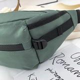 Waterproof Nylon Fanny Pack Crossbody Sling Bag