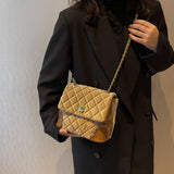 Vintage Suede Chain Crossbody Shoulder Bag Women Ladies Handbag