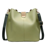 Vintage Women Bucket Bag Retro Shoulder Crossbody Tote Female