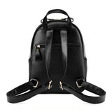 Women Bead PU Leather Backpack for Teenage Girls School