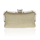 Metal Patchwork Shoulder Bags Ladies Print Clutch Party Evening Bags