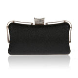 Metal Patchwork Shoulder Bags Ladies Print Clutch Party Evening Bags