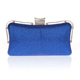 Metal Patchwork Shoulder Bags Ladies Print Clutch Party Evening Bags