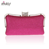 Metal Patchwork Shoulder Bags Ladies Print Clutch Party Evening Bags