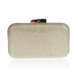 Metal bling Shoulder Bags Women Print Clutch Party Evening Bags