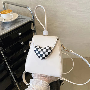 Women Green Small Handbag Clutch Chain Shoulder Bag