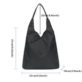 Women Shoulder Bags Reusable Nylon Handbags School Shopping Grocery Eco Large