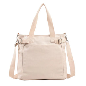 Women's Message Tote Shoulder Crossbody Satchel Handbag