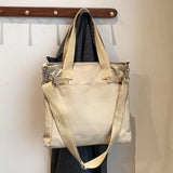 Women's Message Tote Shoulder Crossbody Satchel Handbag