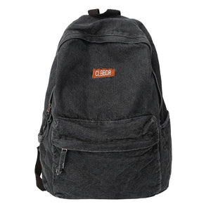Women's Canvas Backpack Teen College Book Bag