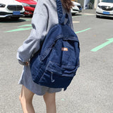 Women's Canvas Backpack Teen College Book Bag