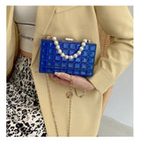 Acrylic Mini Bag Chain Cross Body Box Clutch Purse