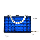 Acrylic Mini Bag Chain Cross Body Box Clutch Purse