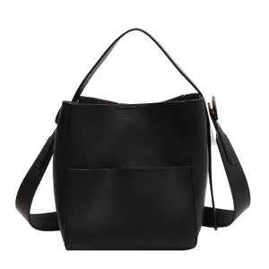 Women Shoulder Bags PU Leather Casual Bucket High Capacity Multi-function