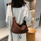 Stylish PU Leather Women Shoulder Bag Crossbody Party High Capacity