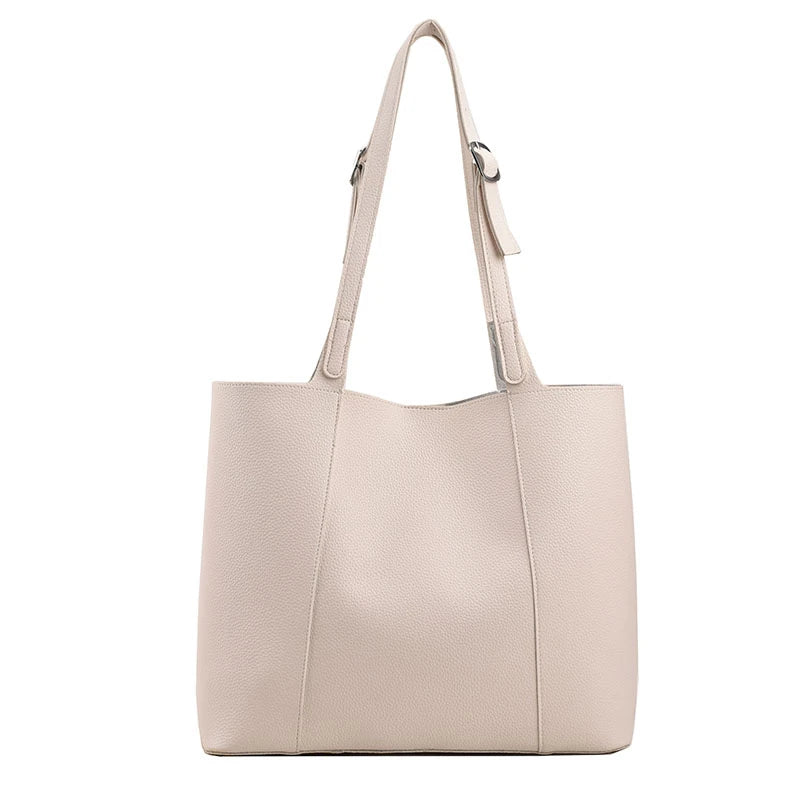 Fashionable Winter Shoulder Bags High Capacity For Work Big Pockets Daily Casual