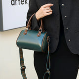 Vintage PU Leather Small Handbag Women Crossbody Bag