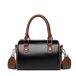Vintage PU Leather Small Handbag Women Crossbody Bag